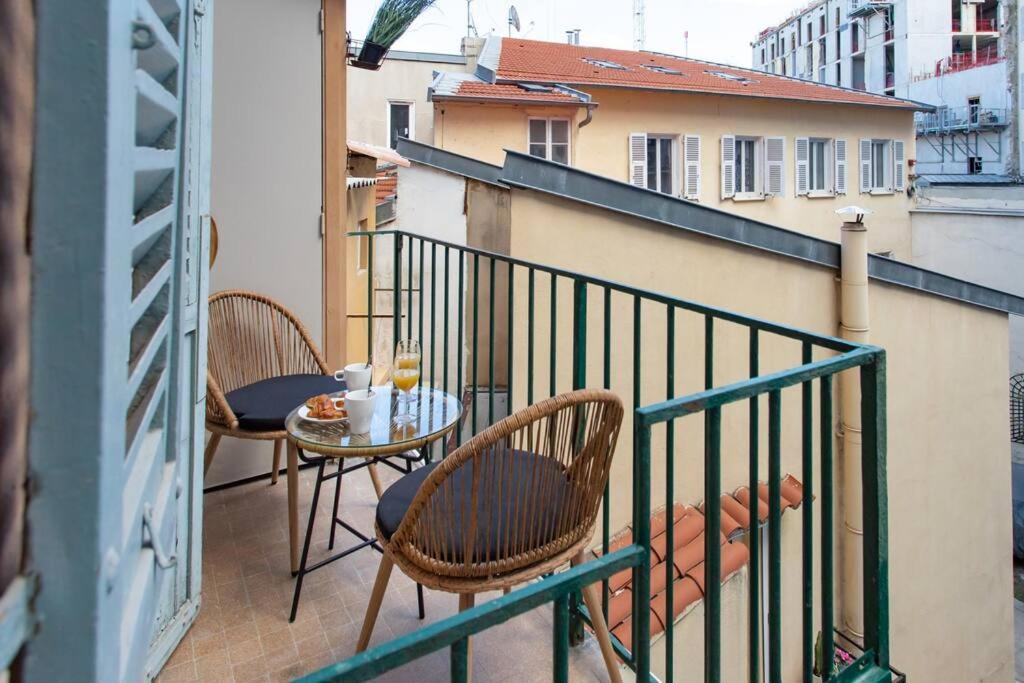 L19 1Bdr Massena Central 2Mins Sea/Promenadeac/Balcony Nizza Esterno foto